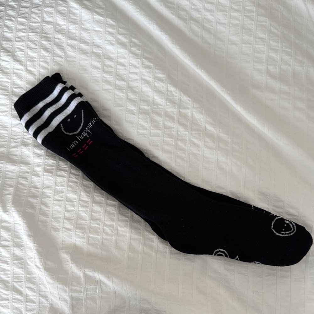 Black Striped Socks by Peace Love World